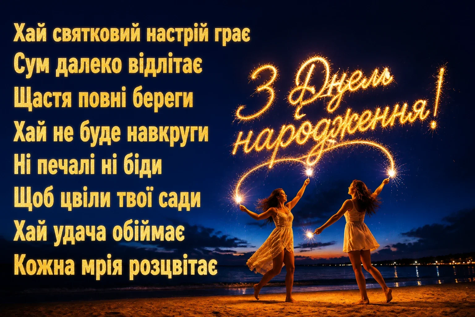 привітання з днем народження подругу