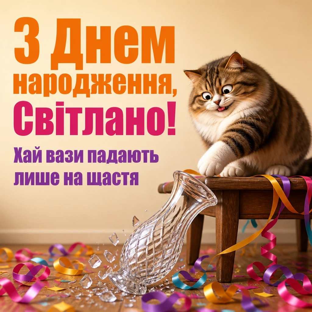 з днем народження світлана