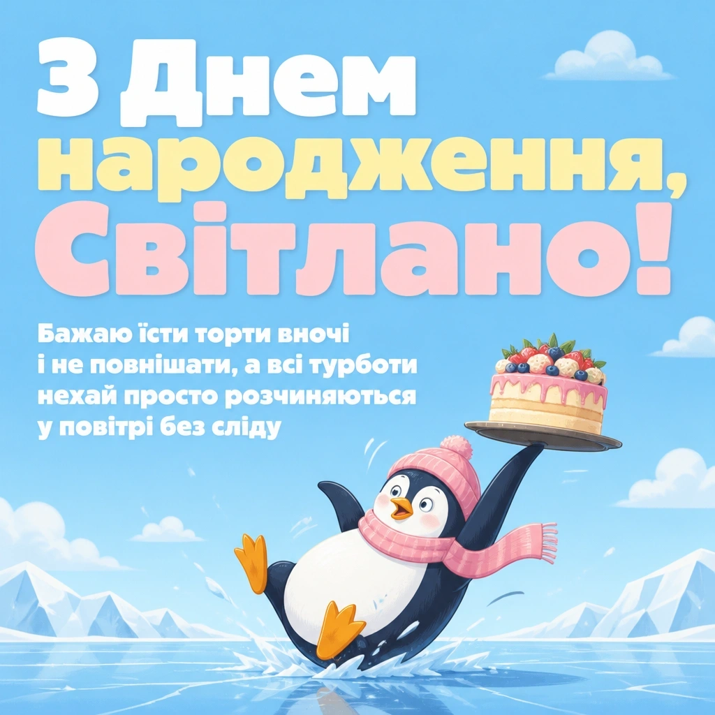 з днем народження світлана