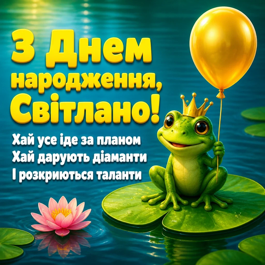з днем народження світлана