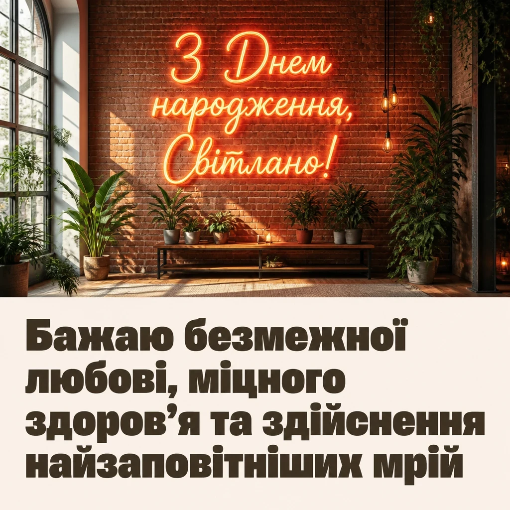 з днем народження світлана