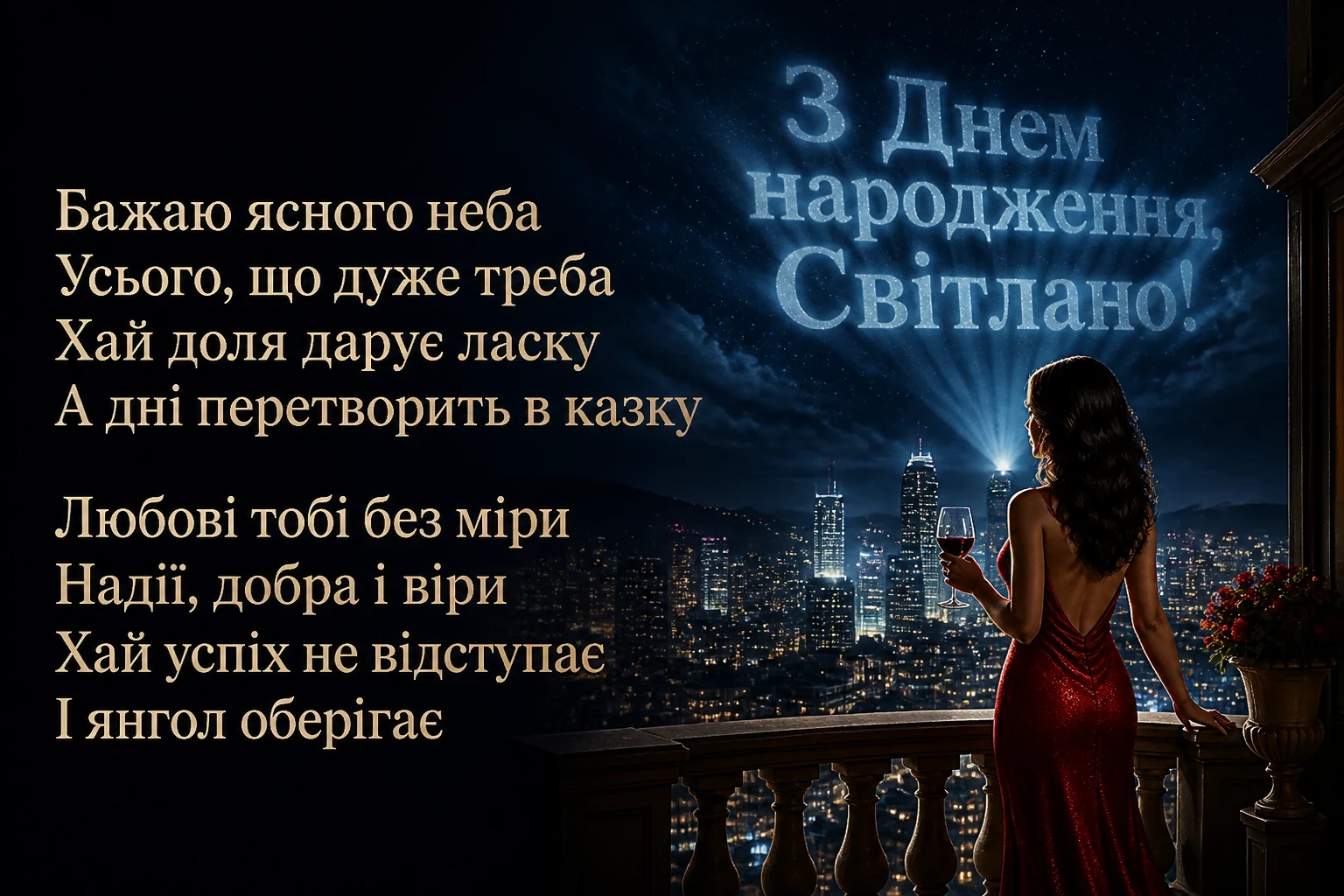 з днем народження світлана