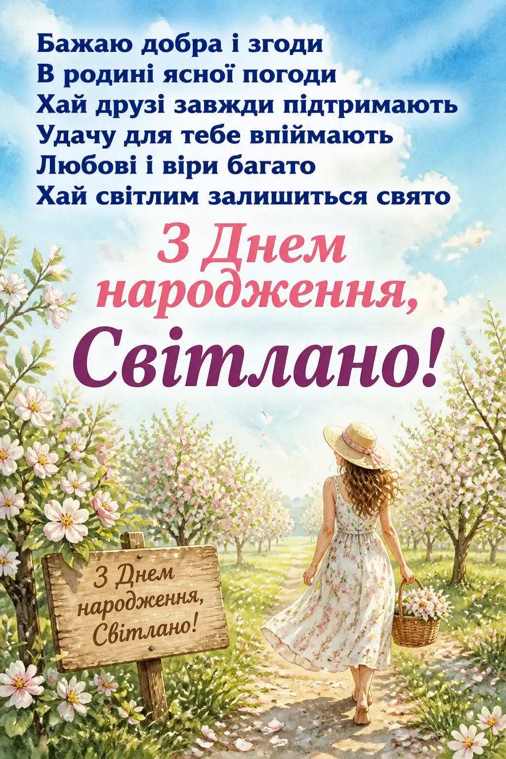 з днем народження світлана