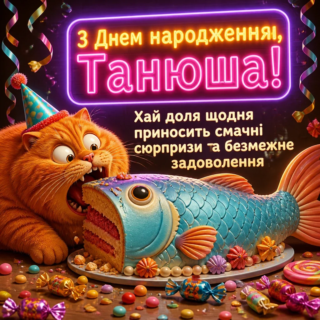 з днем народження танюша