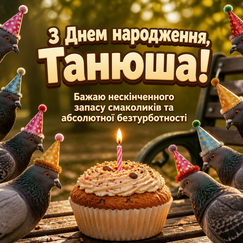 з днем народження танюша