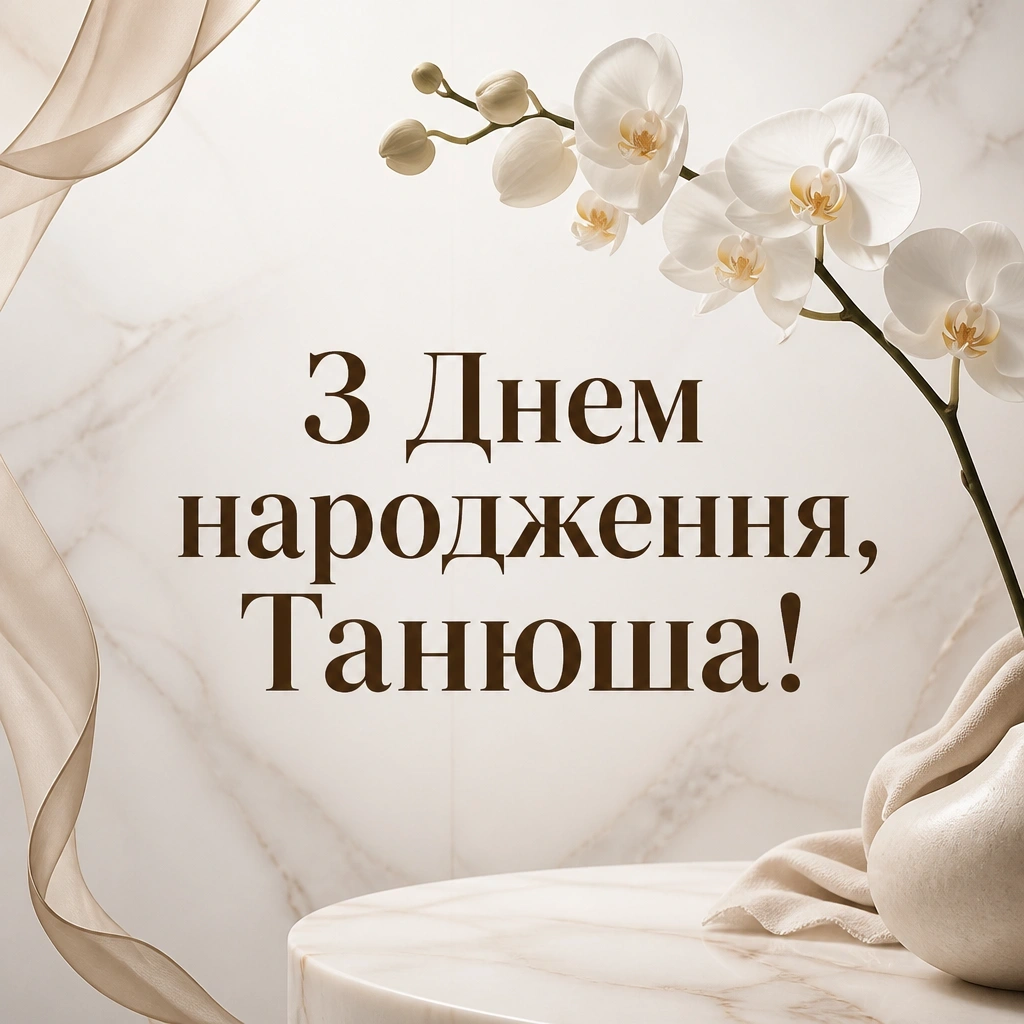 з днем народження танюша