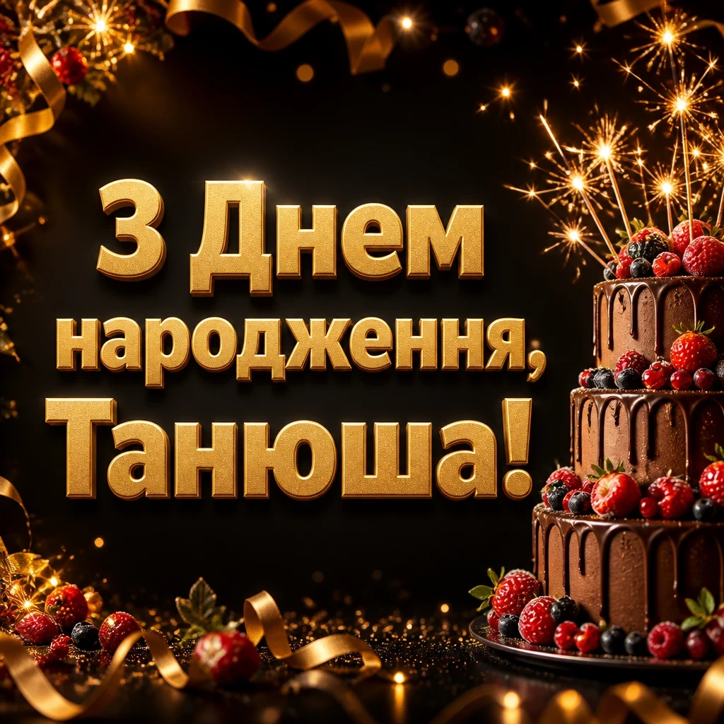 з днем народження танюша