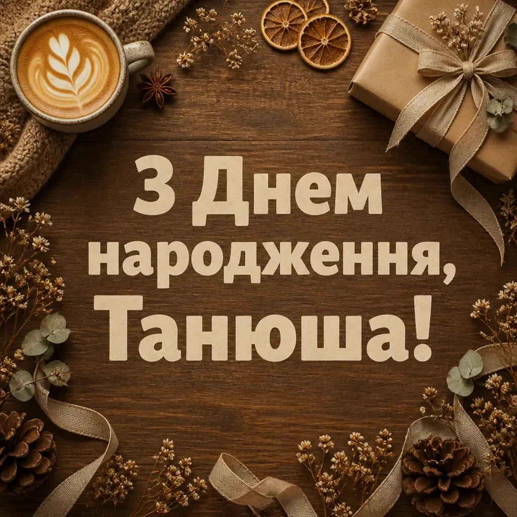 з днем народження танюша