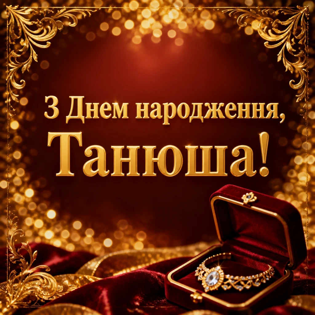 з днем народження танюша
