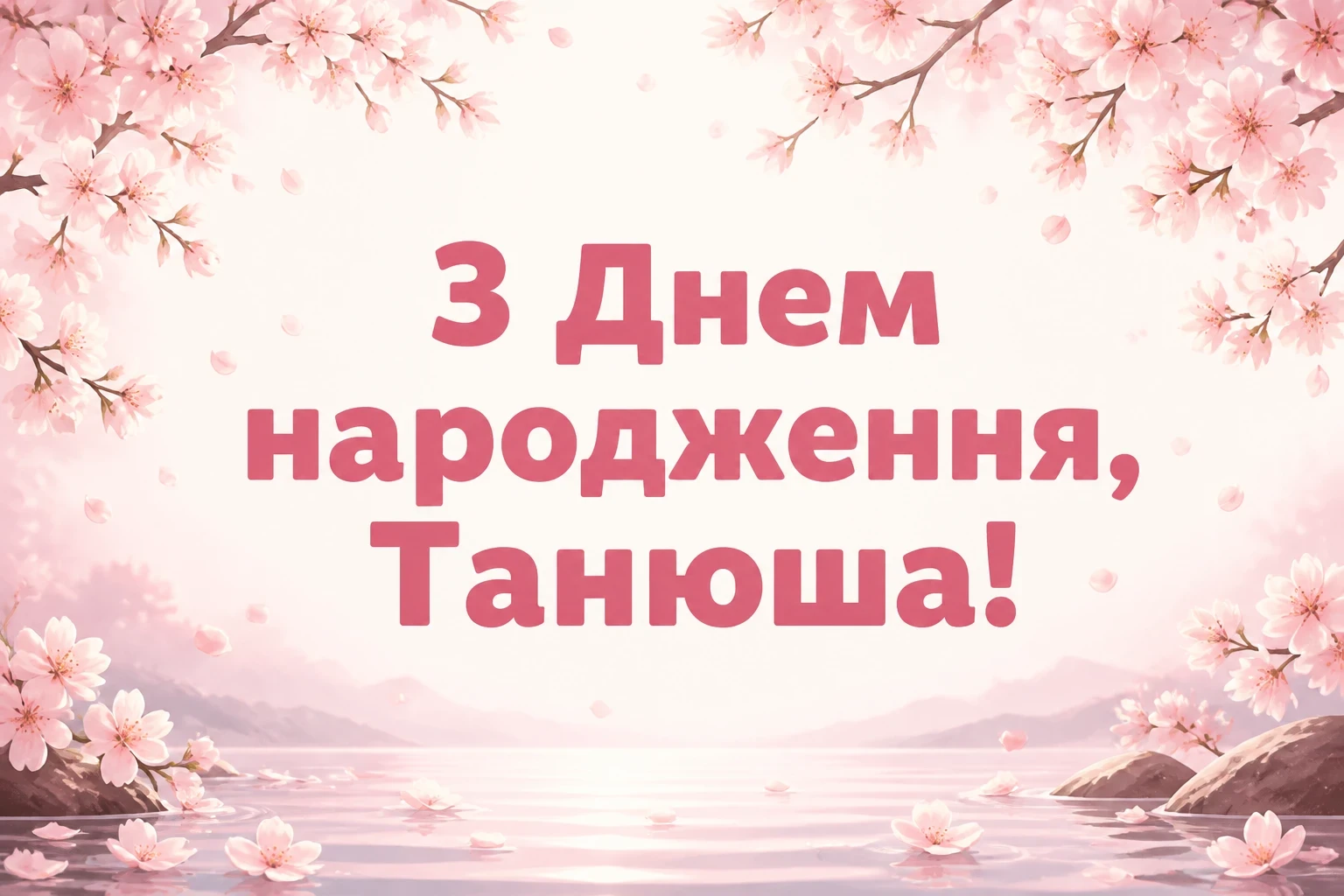 з днем народження танюша