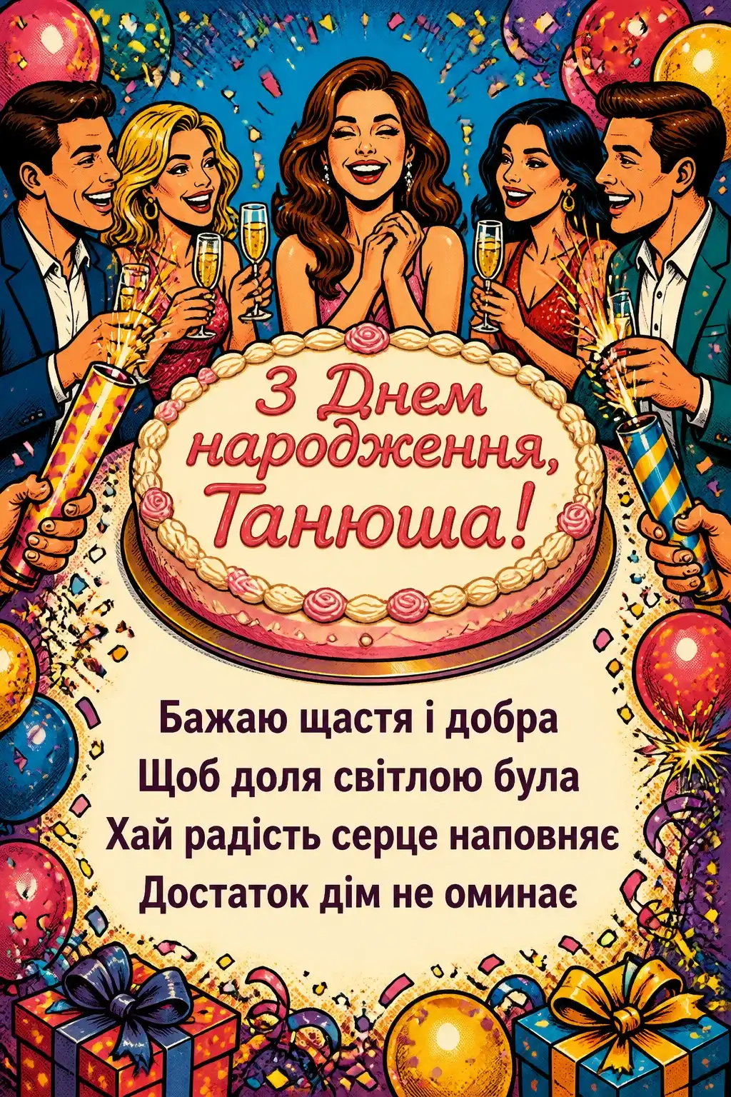 з днем народження танюша