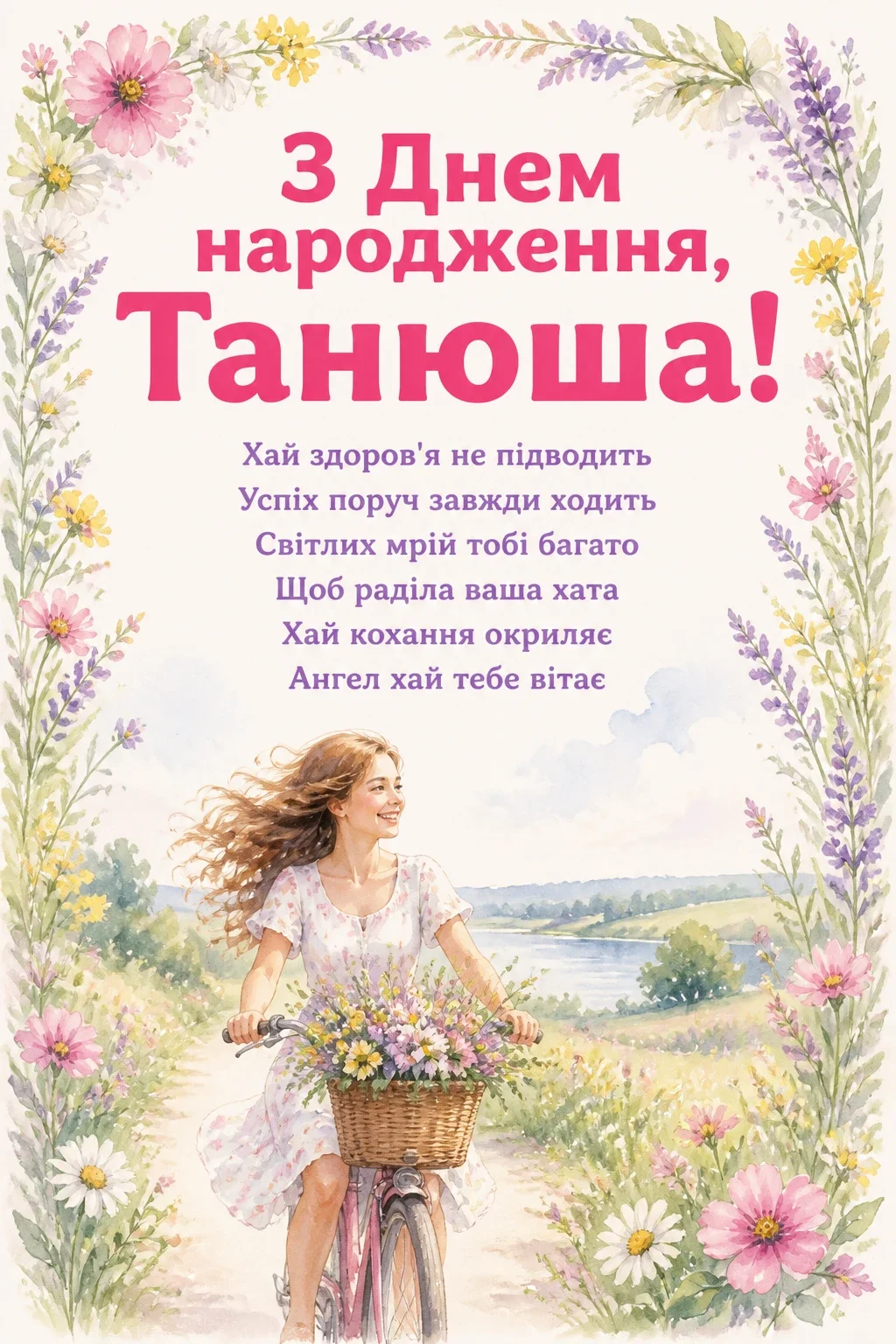 з днем народження танюша