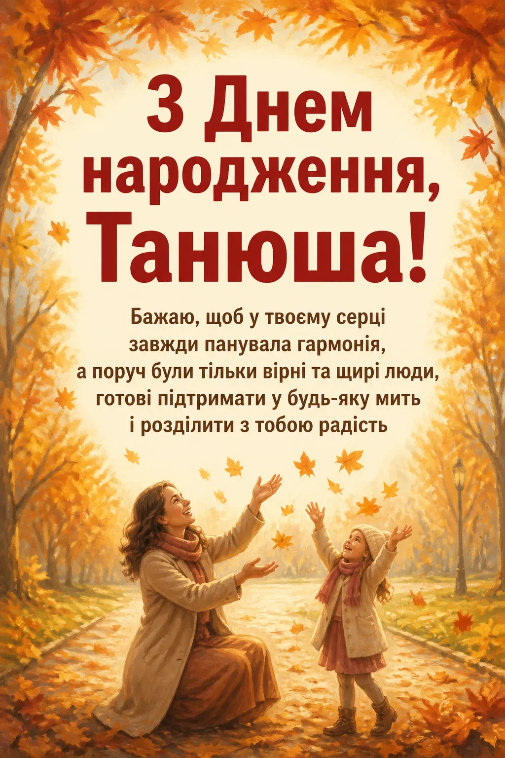 з днем народження танюша