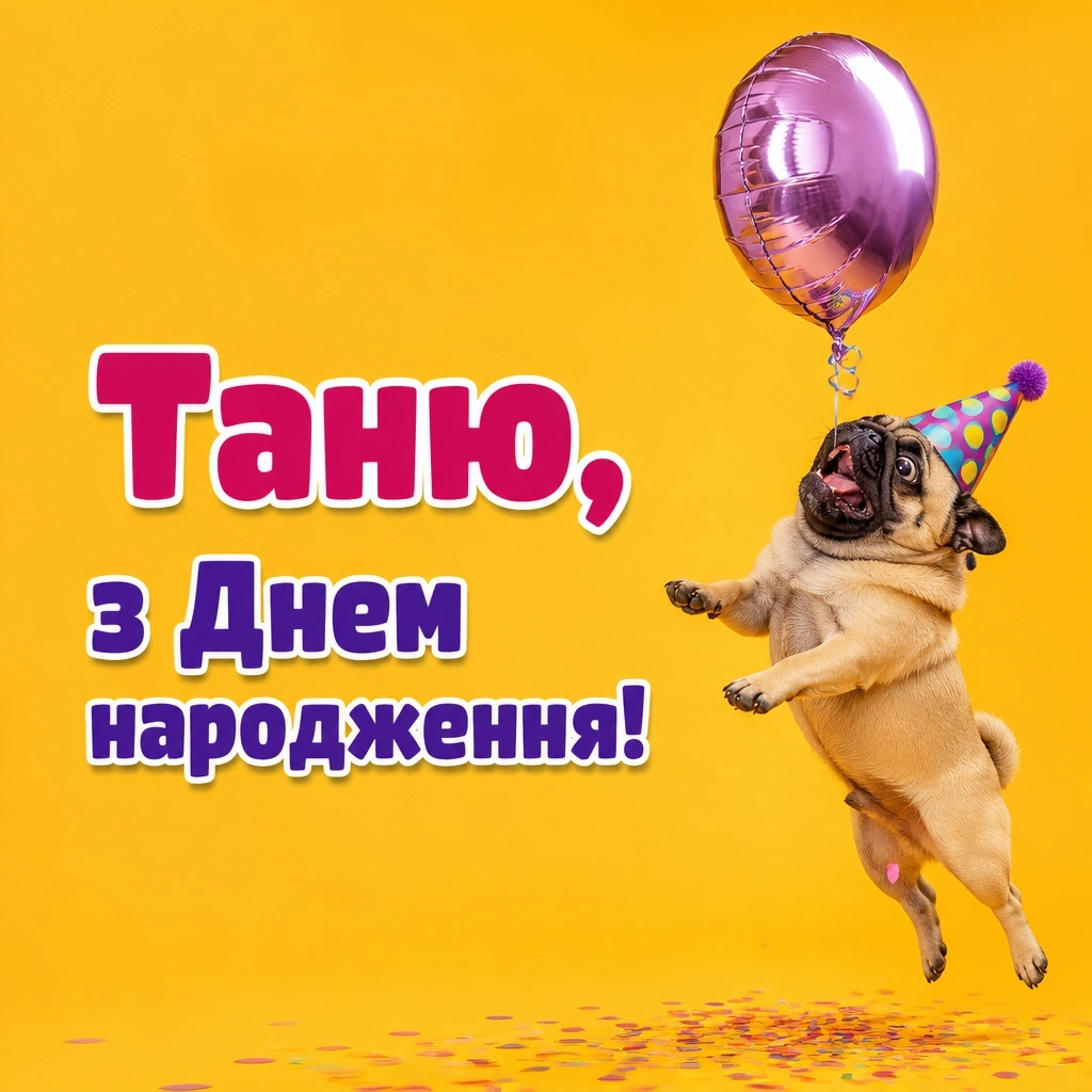 з днем народження таня