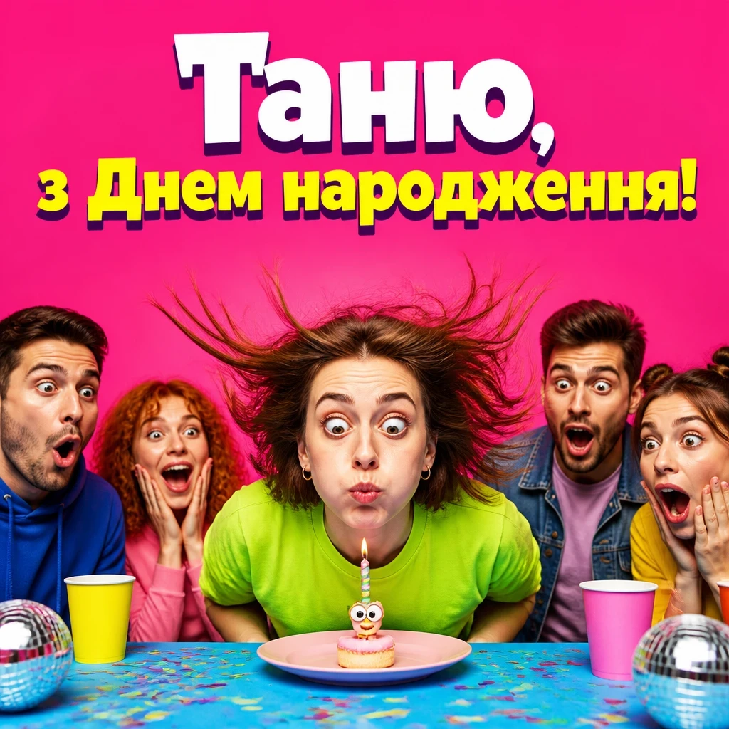 з днем народження таня