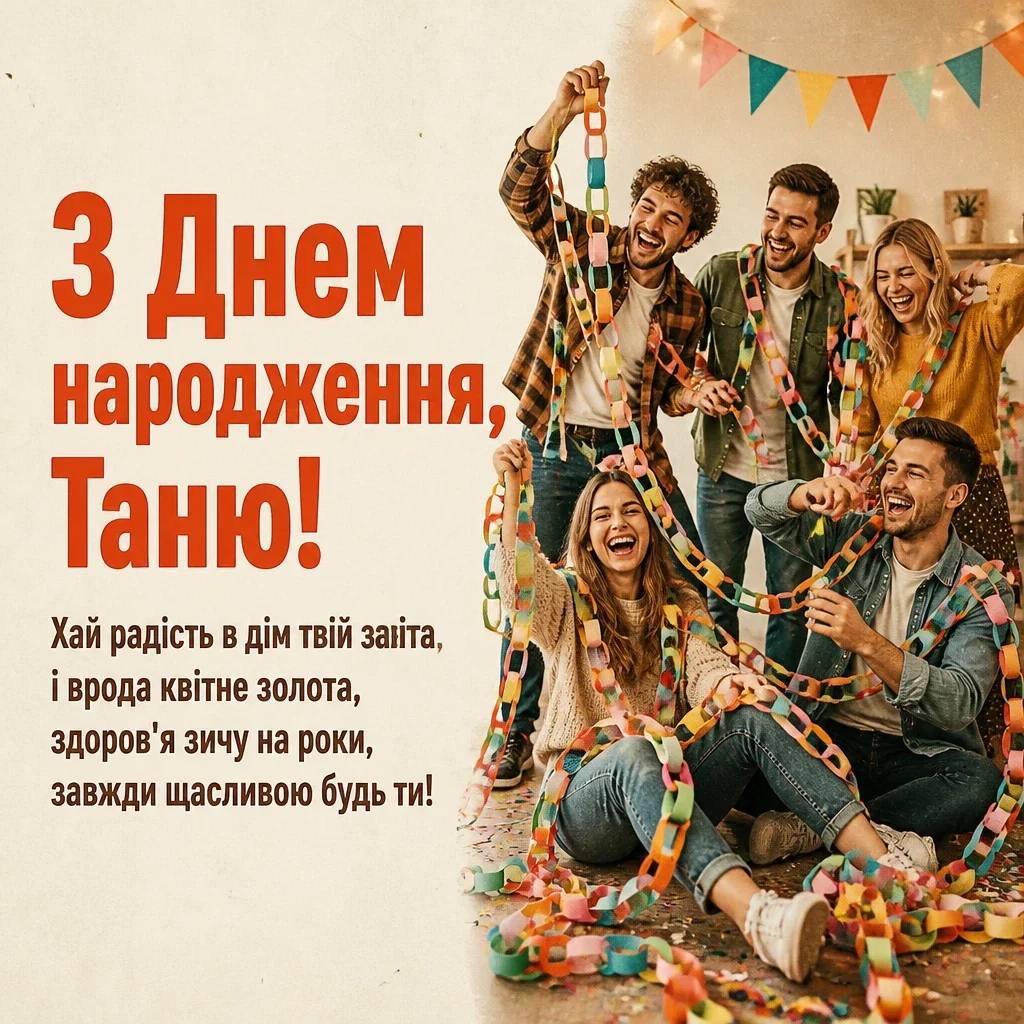 з днем народження таня