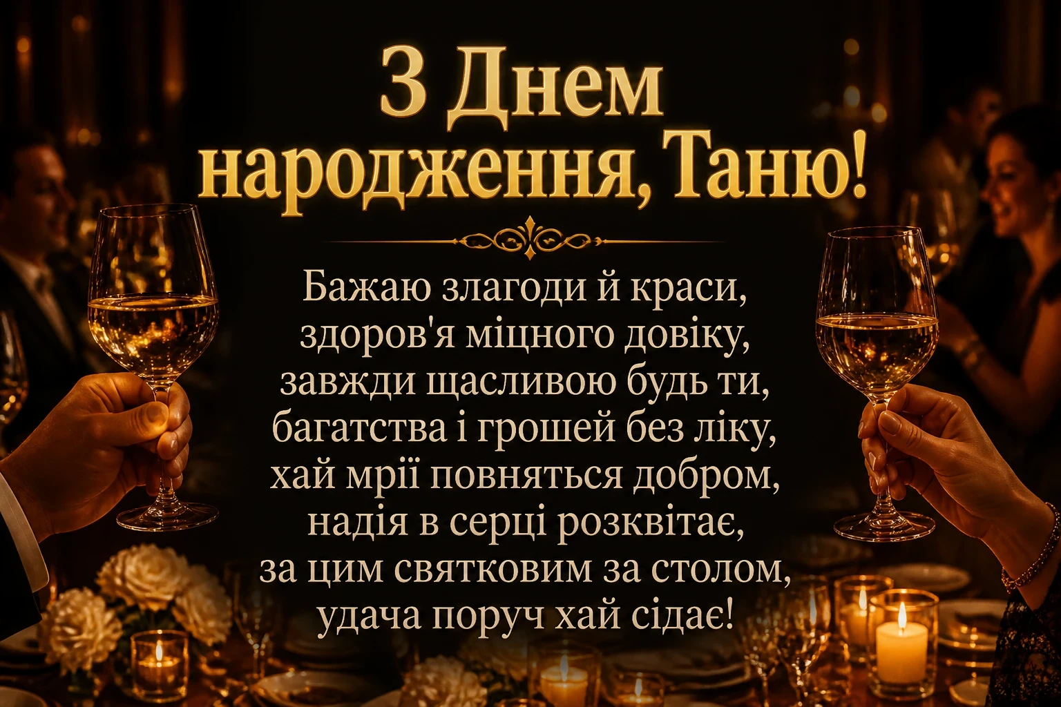з днем народження таня