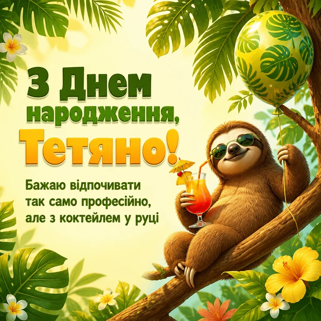 з днем народження тетяна
