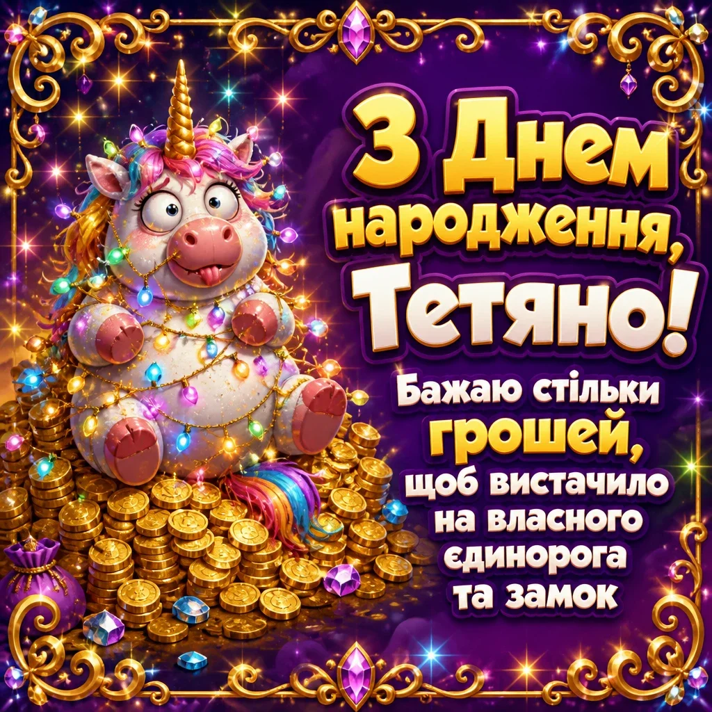 з днем народження тетяна