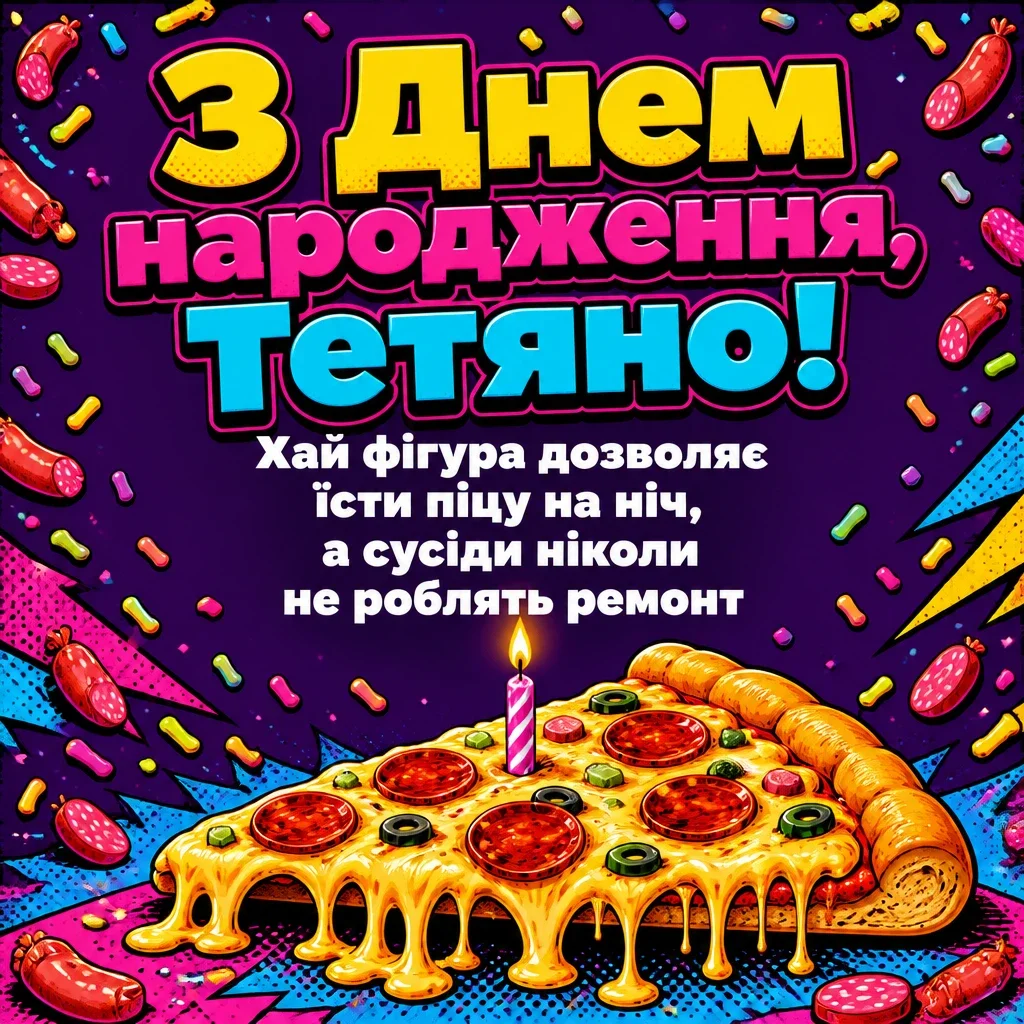 з днем народження тетяна