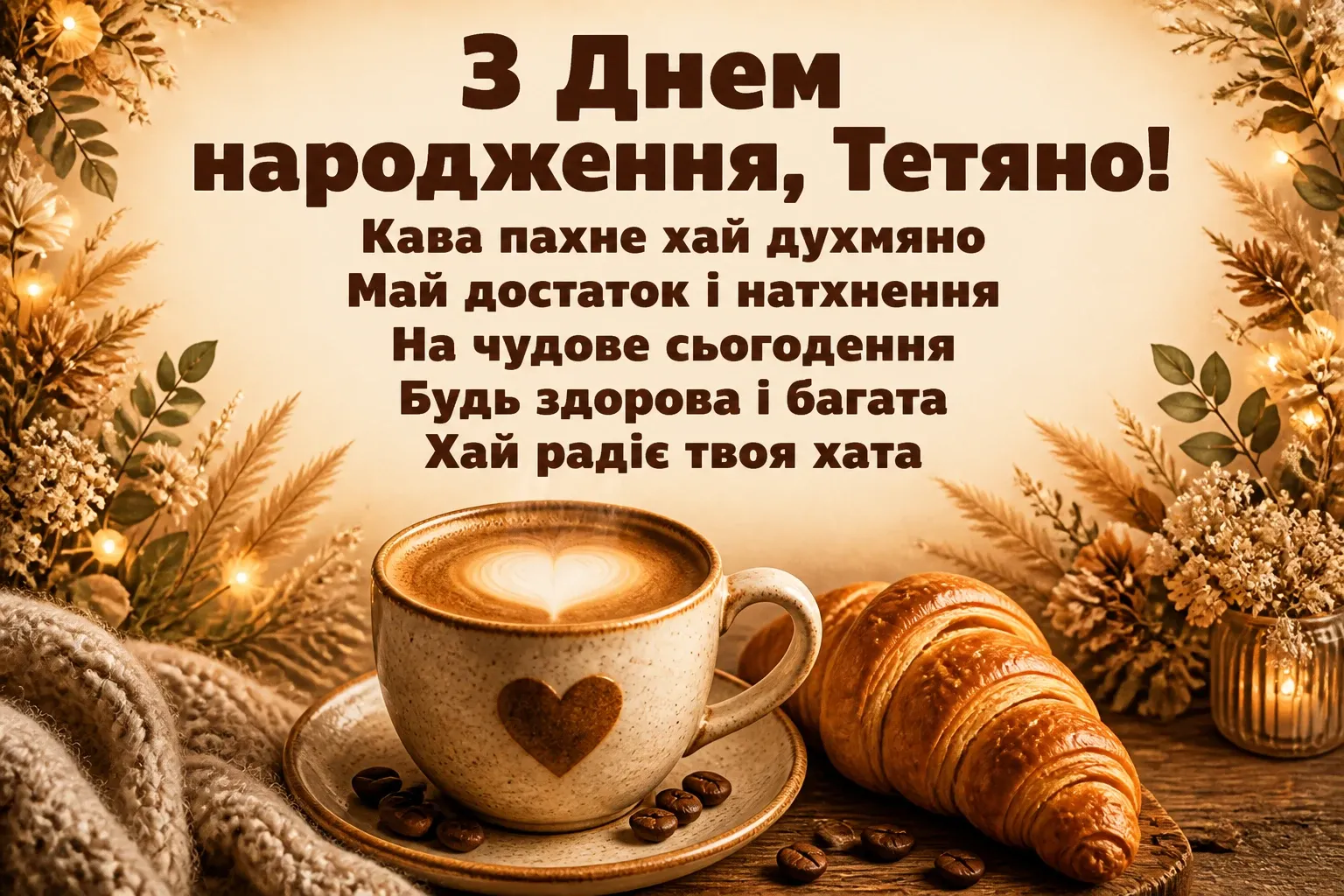 з днем народження тетяна