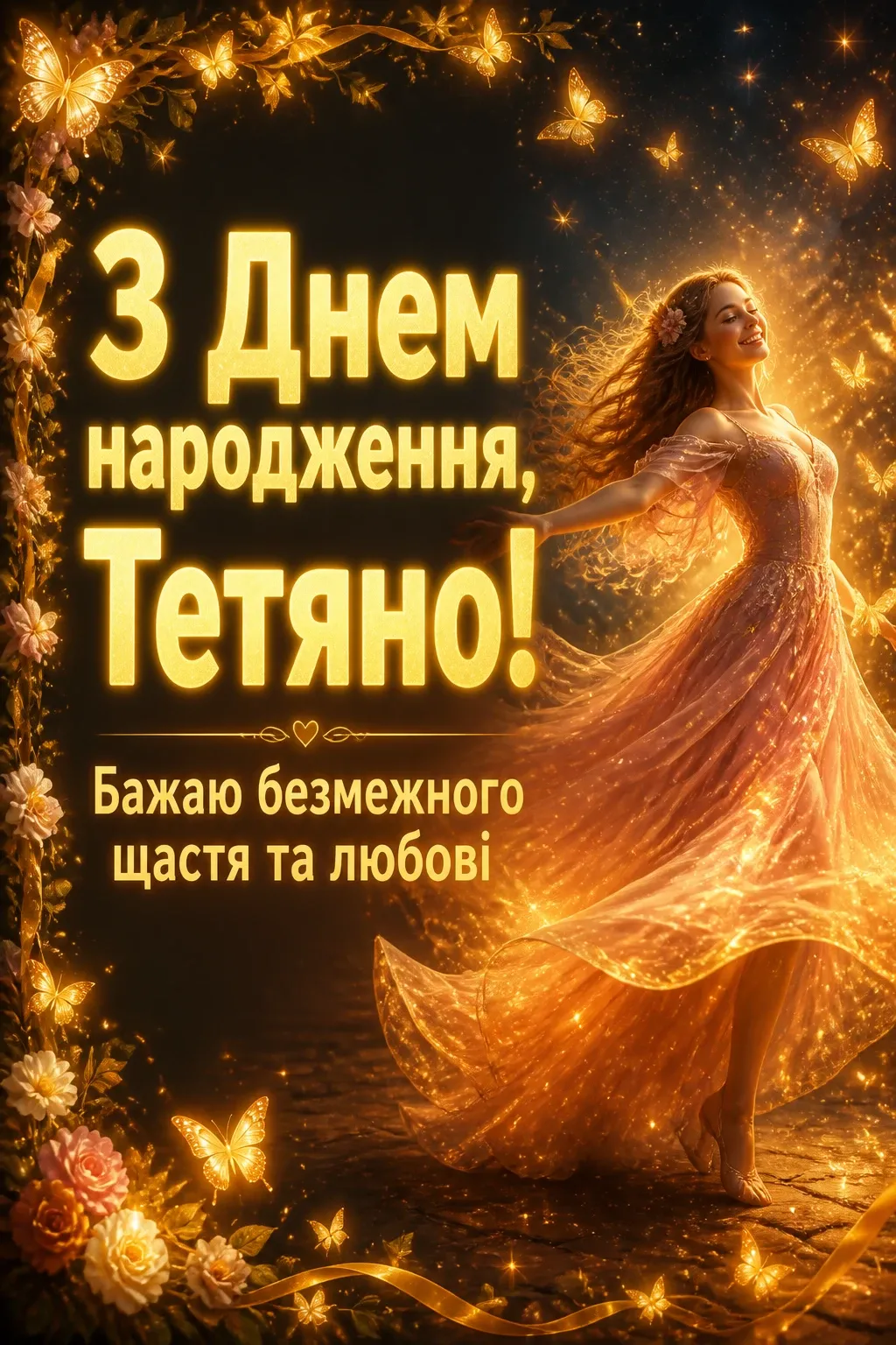 з днем народження тетяна