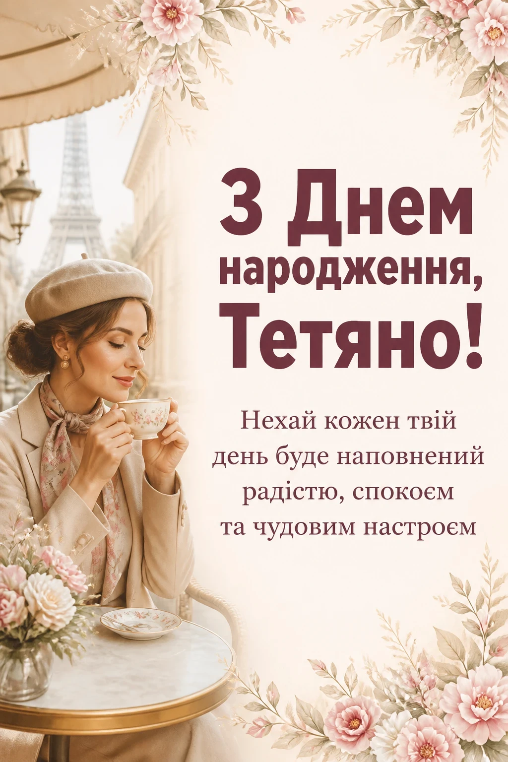 з днем народження тетяна