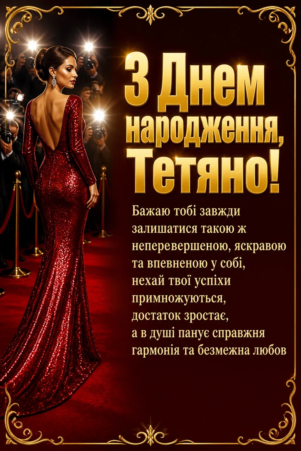 з днем народження тетяна