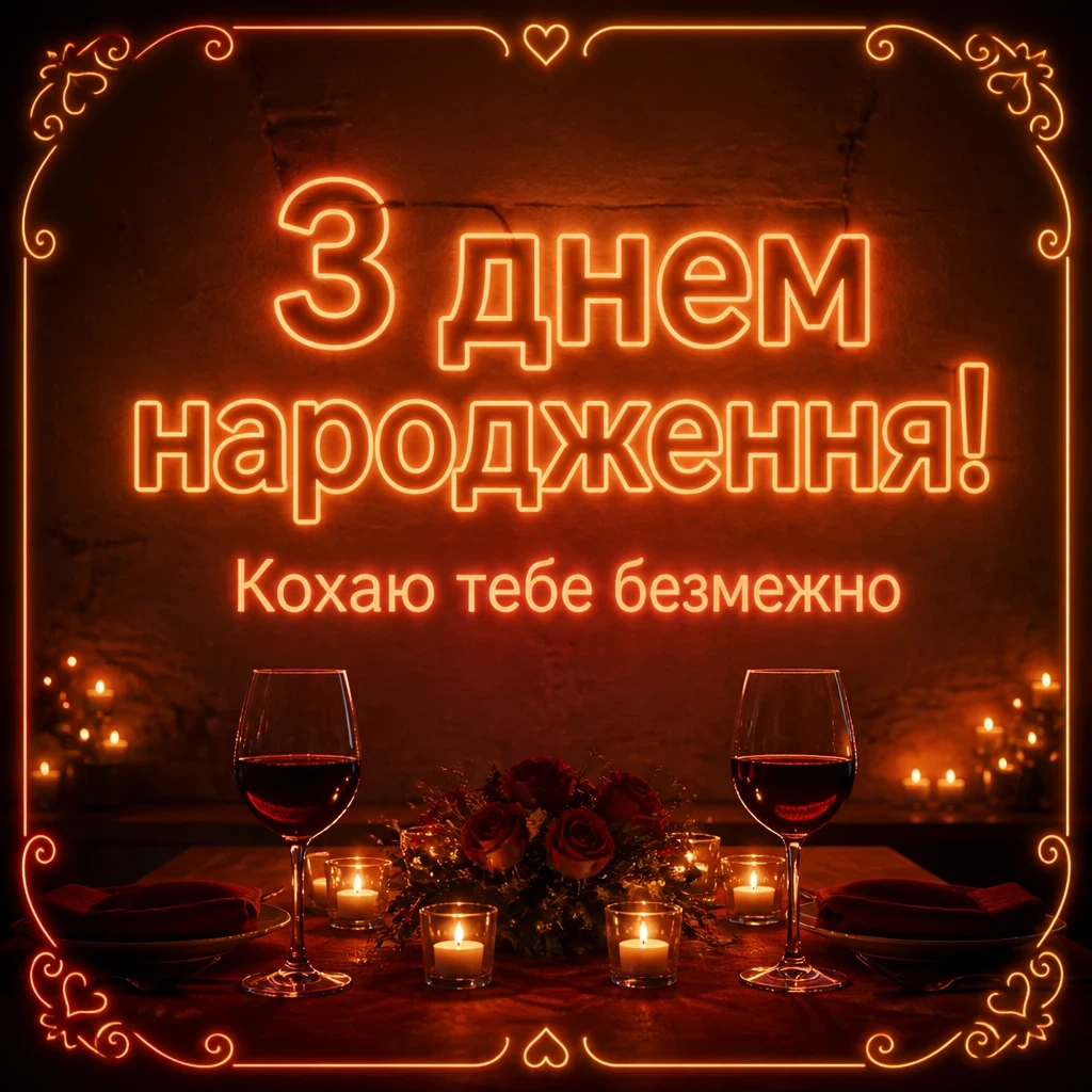 зворушливе привітання з днем народження коханому чоловіку