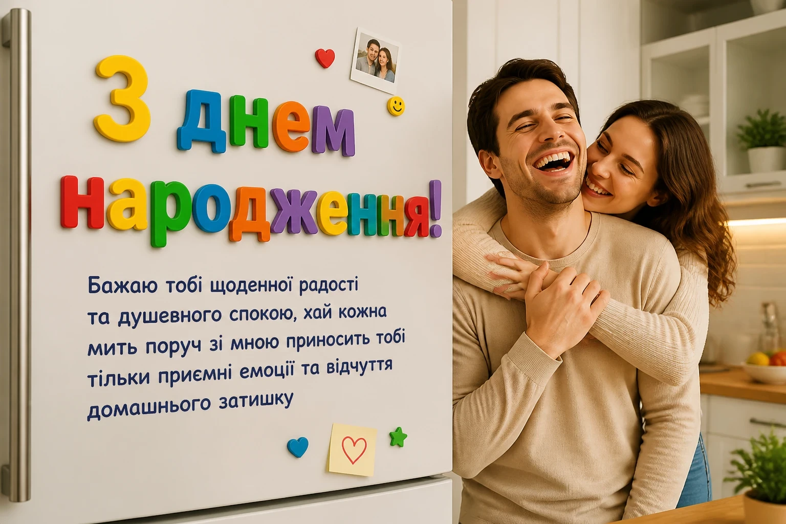 зворушливе привітання з днем народження коханому чоловіку