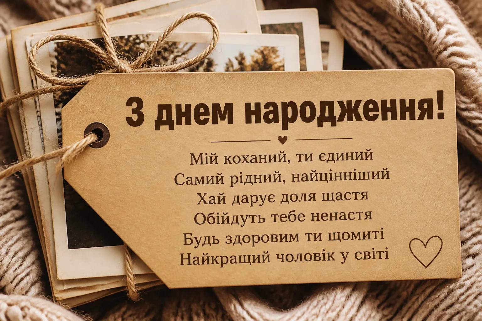 зворушливе привітання з днем народження коханому чоловіку