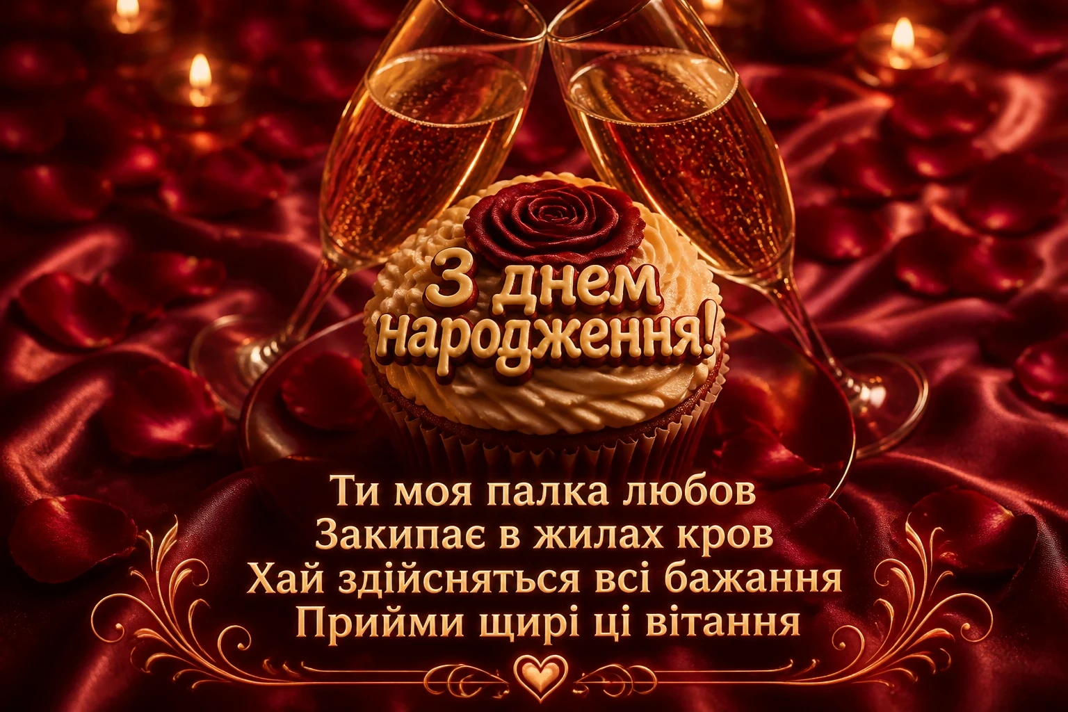зворушливе привітання з днем народження коханому чоловіку