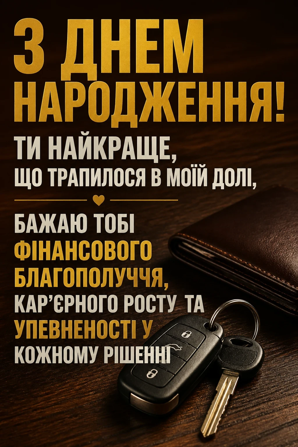 зворушливе привітання з днем народження коханому чоловіку