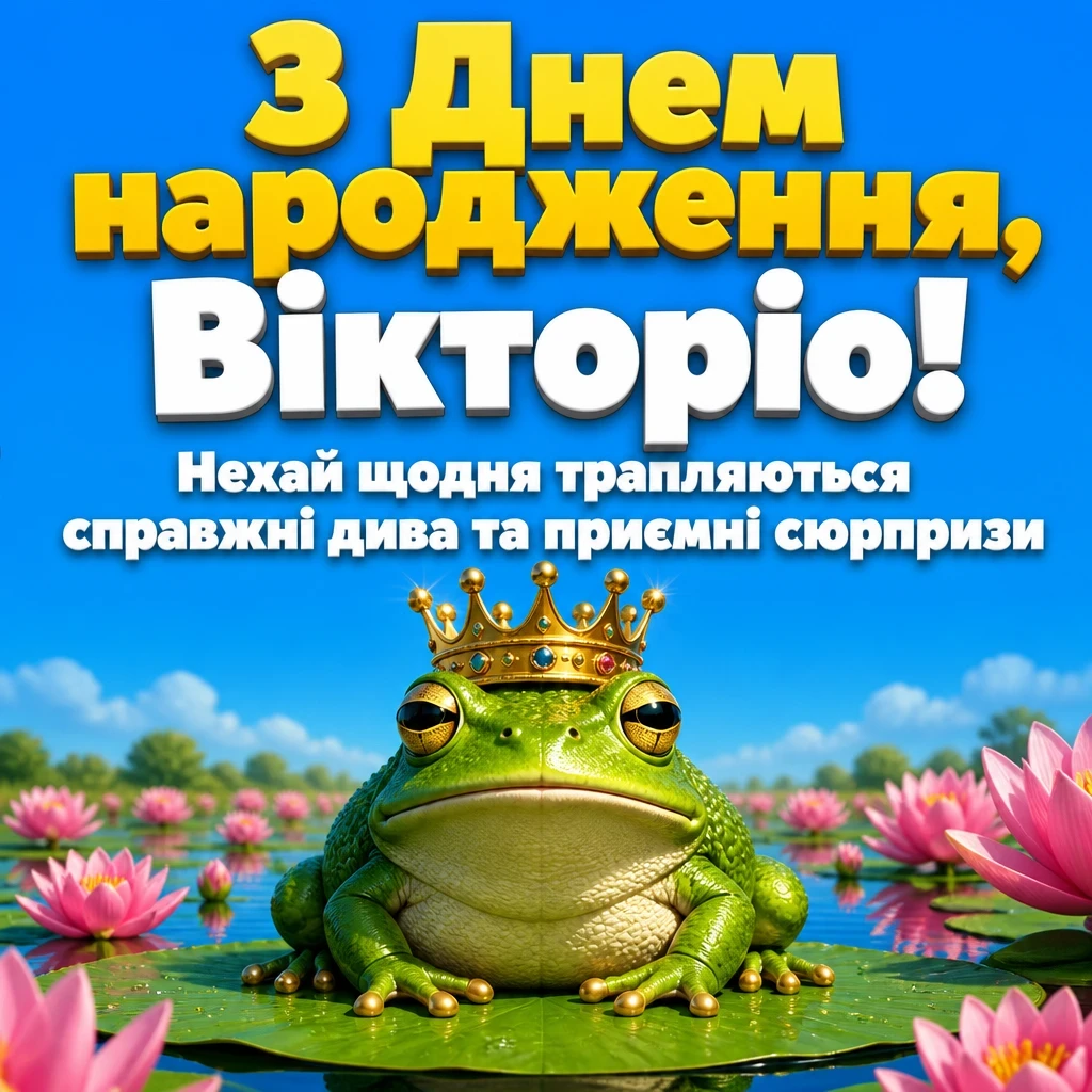 з днем народження вікторія