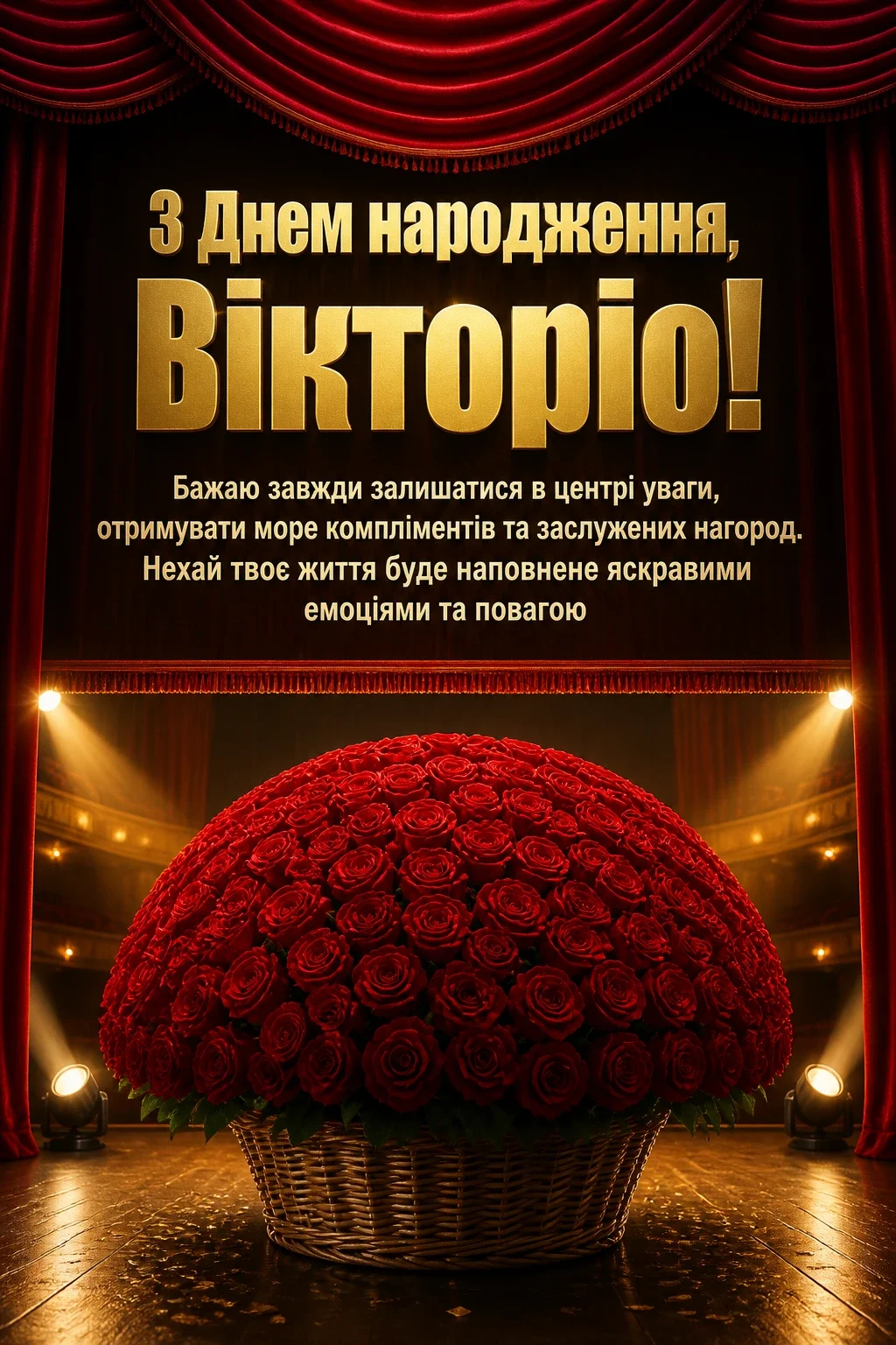 з днем народження вікторія