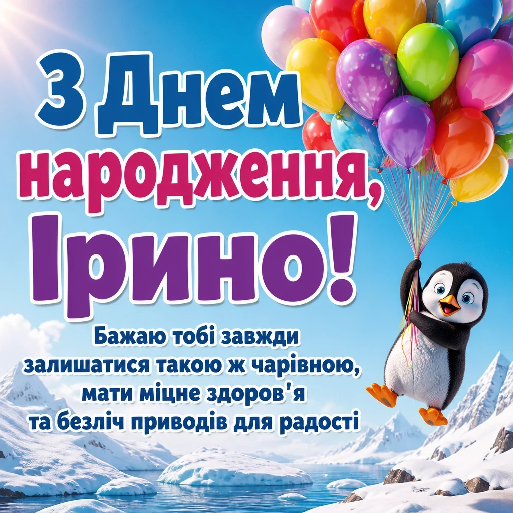 з днем народження ірина
