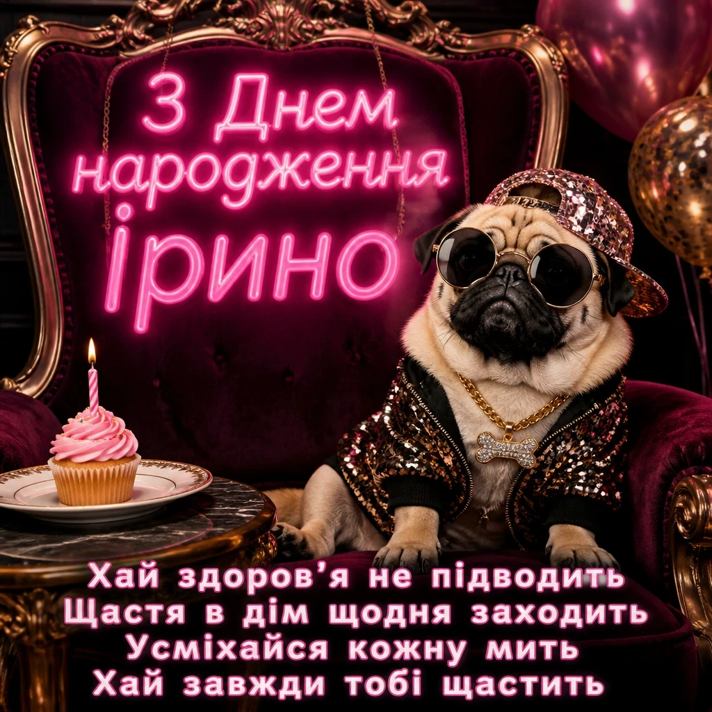 з днем народження ірина