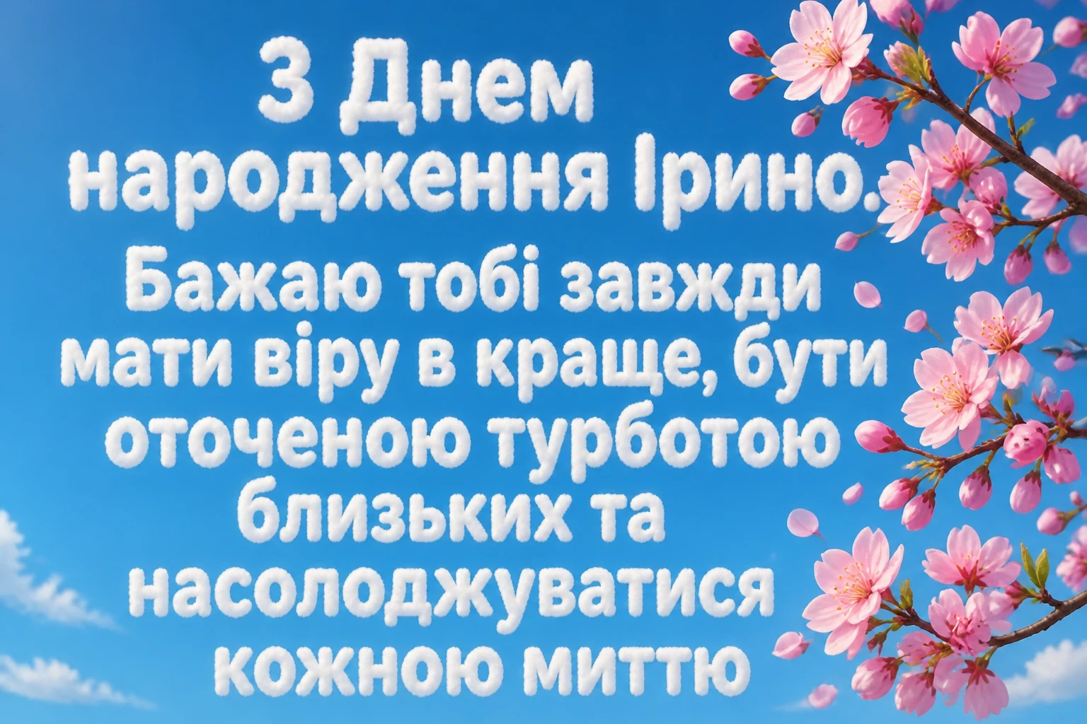 з днем народження ірина