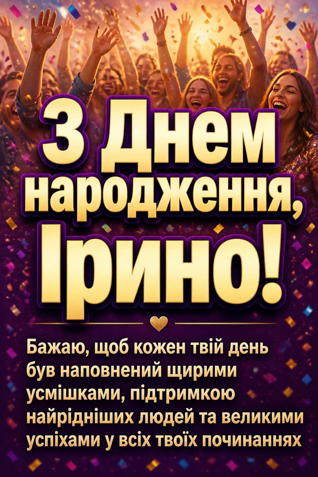 з днем народження ірина