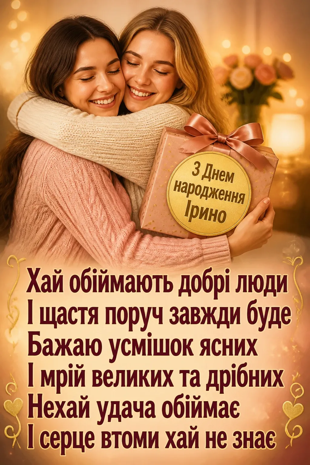 з днем народження ірина