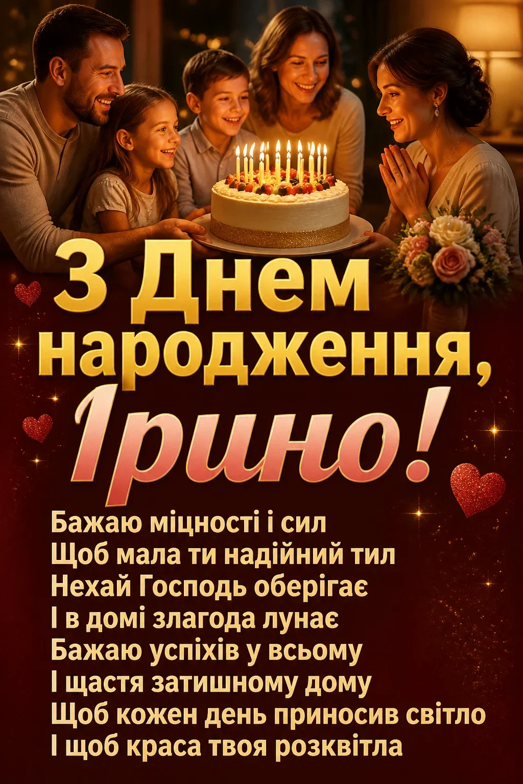 з днем народження ірина