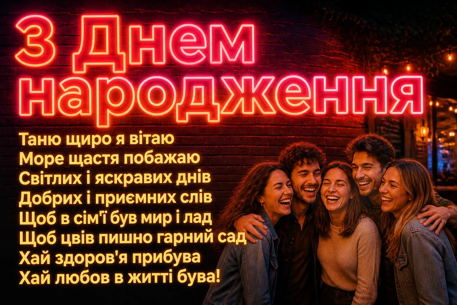 таня з днем народження
