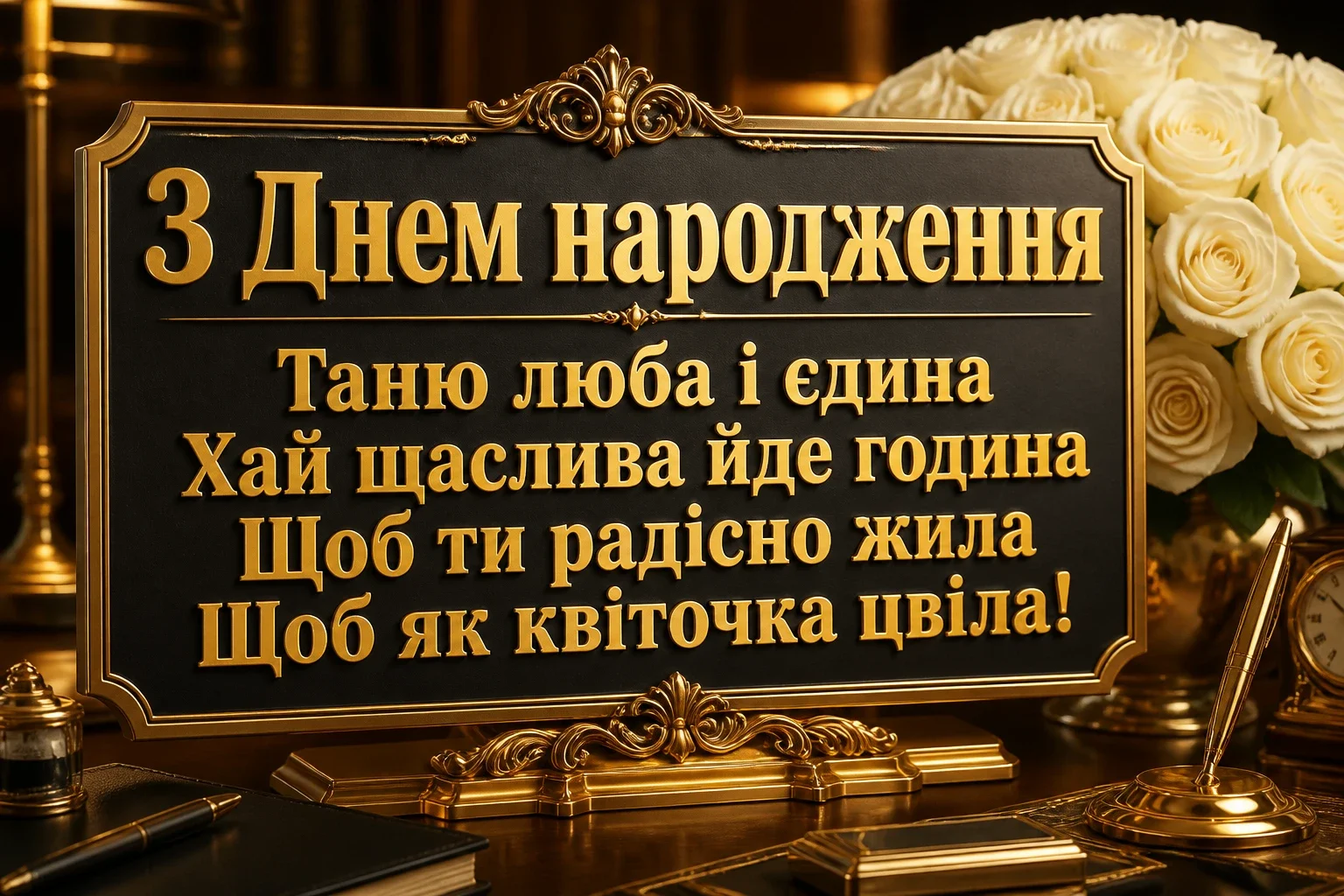 таня з днем народження