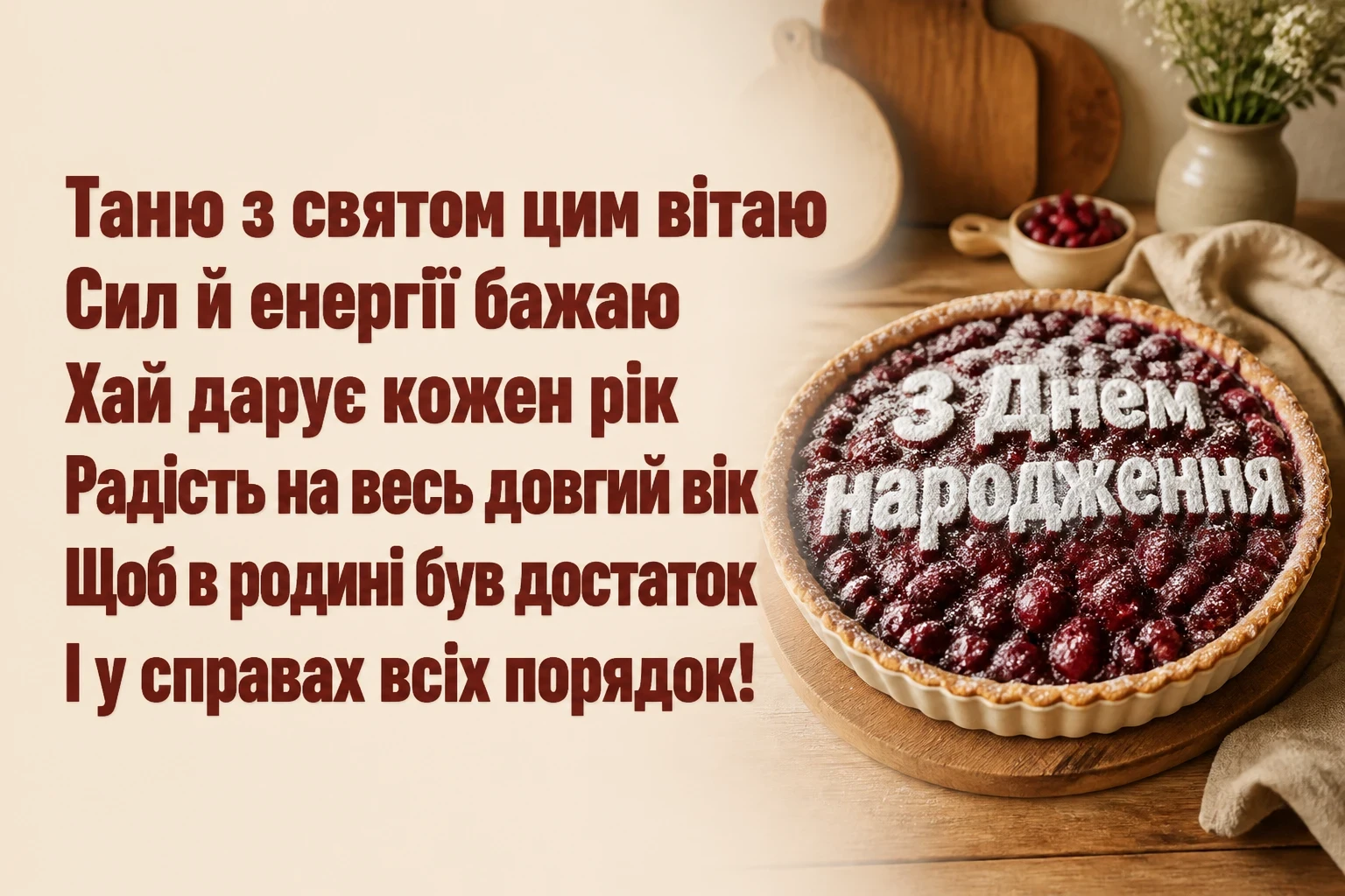 таня з днем народження