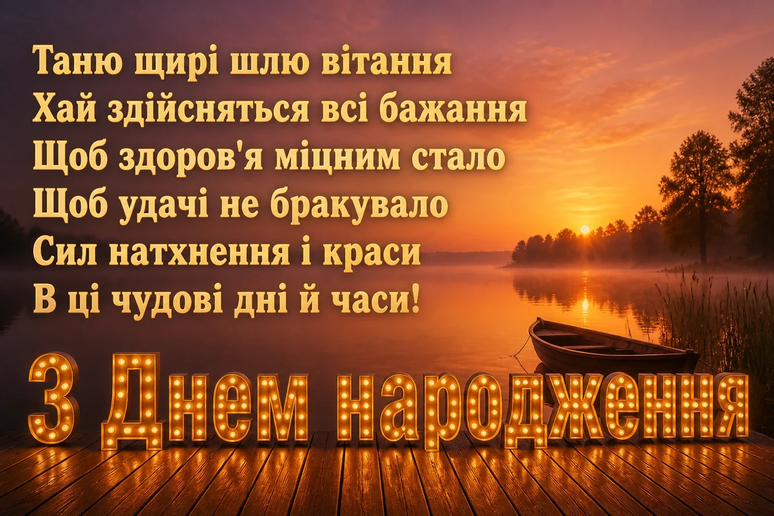 таня з днем народження