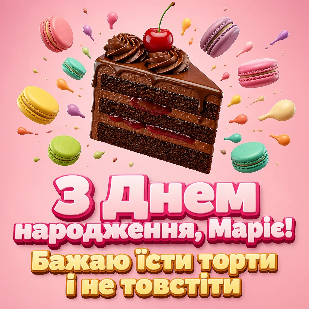 з днем народження марія
