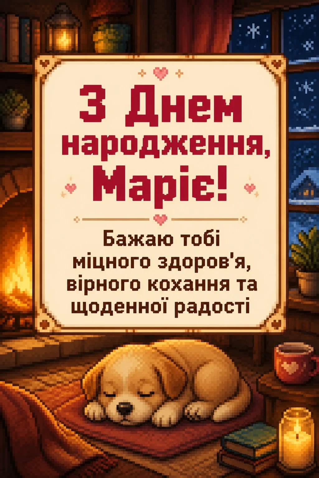 з днем народження марія