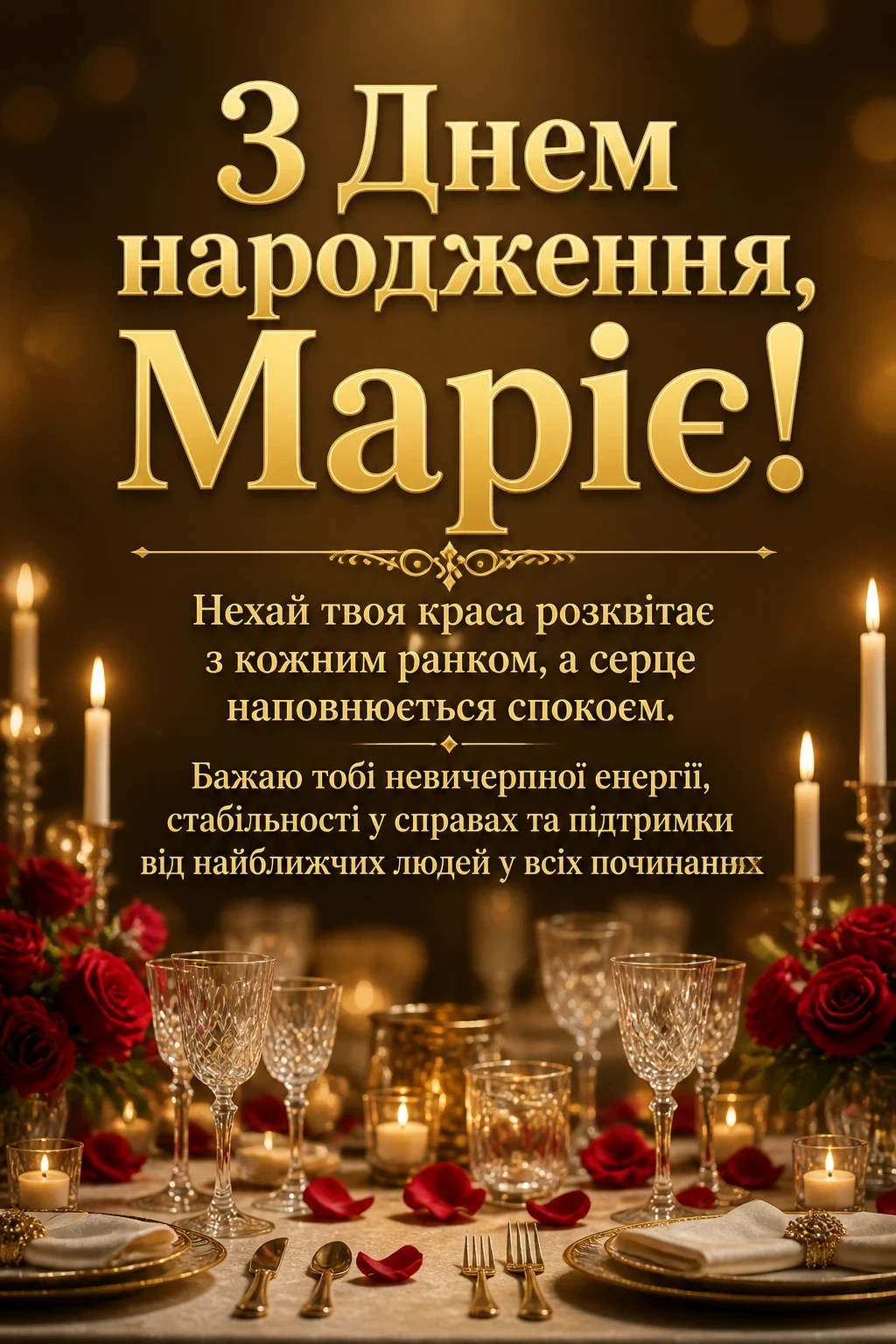 з днем народження марія