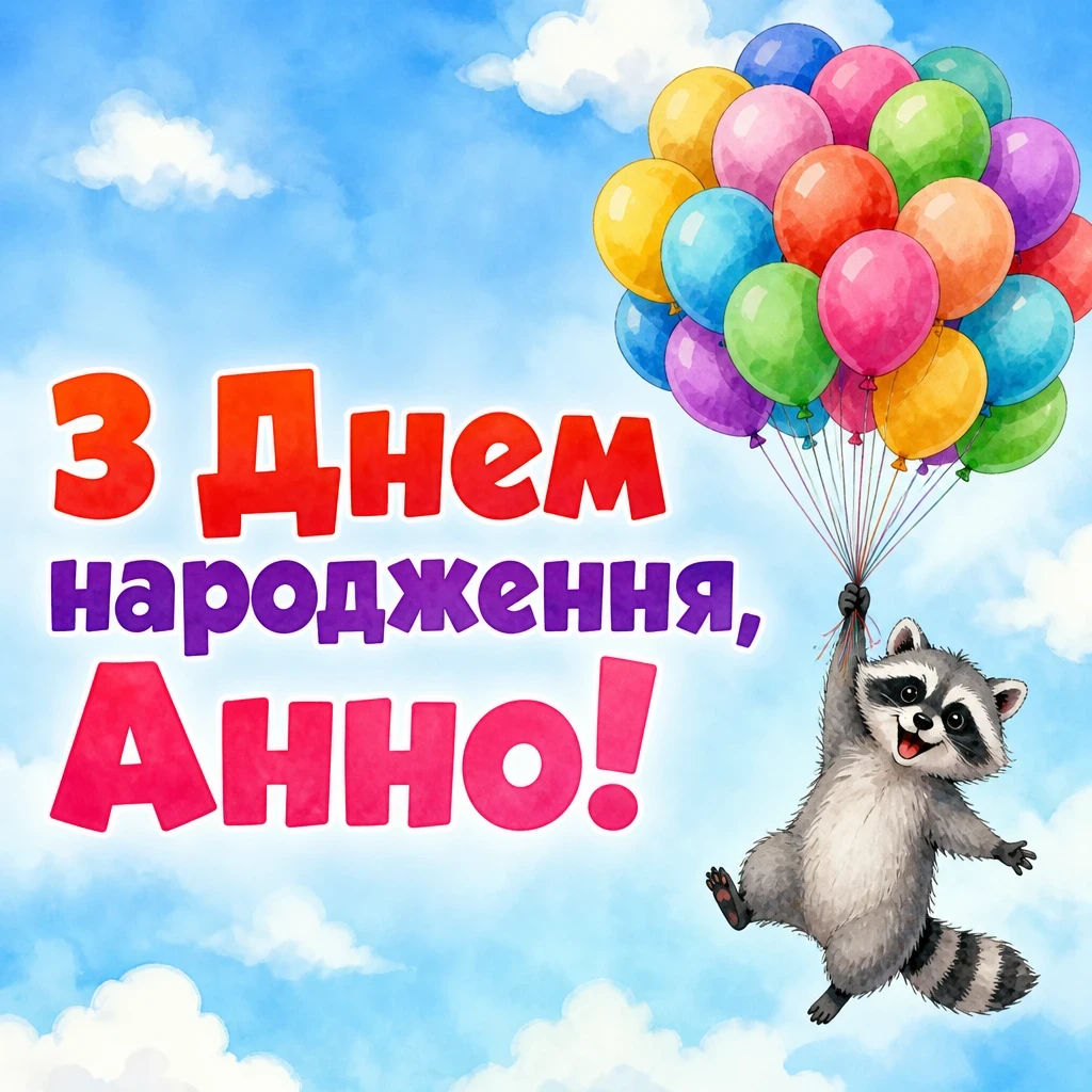 з днем народження анна