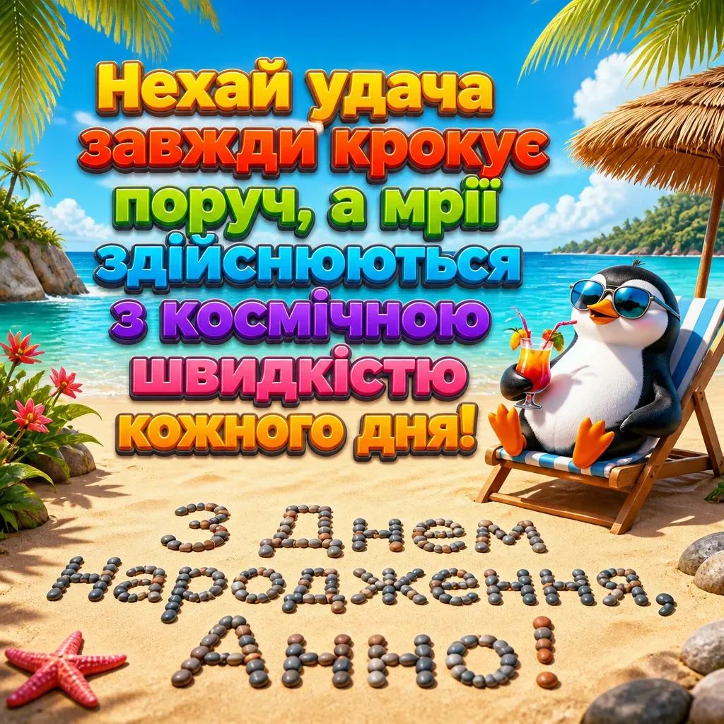 з днем народження анна
